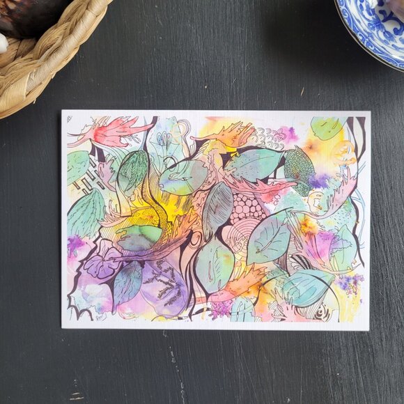 Warm Vibes - Set of Five Blank Greeting Cards - Picture 5 of 8